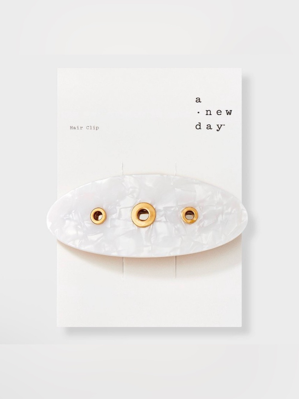 Grommets Solid Barette - A New Day™ Ivory